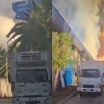 Explosión de camión con gas deja 4 muertos y 10 heridos en Santiago
