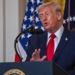 El presidente de Estados Unidos, Donald Trump