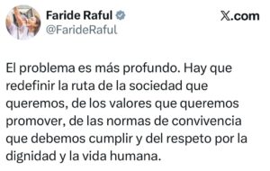 Imagen de la ministra Faride Raful