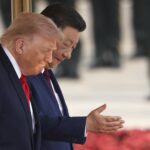 Xi Jinping y su homólogo Donald Trump.