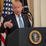 El presidente de Estados Unidos, Donald Trump